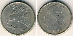 50 Ore Norvège Cuivre/Nickel 