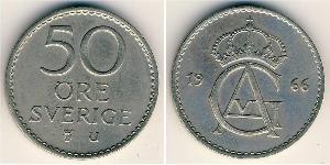 50 Ore Suède Cuivre/Nickel 