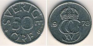 50 Ore Schweden Kupfer/Nickel 