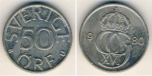 50 Ore Schweden Kupfer/Nickel 