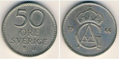50 Ore Schweden Kupfer/Nickel 