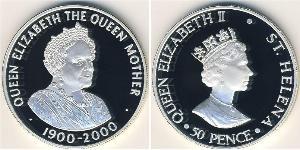 50 Penny  Argent Elizabeth II (1926-2022)