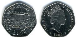 50 Penny Île de Man Cuivre/Nickel 
