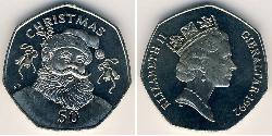 50 Penny Gibraltar (1704 - ) Kupfer/Nickel 