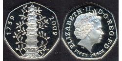 50 Penny Vereinigtes Königreich (1922-) Kupfer/Nickel Elizabeth II (1926-2022)