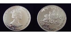 50 Penny Vereinigtes Königreich (1922-) Kupfer/Nickel Elizabeth II (1926-2022)