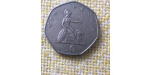 50 Penny Reino Unido Níquel/Cobre 