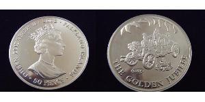 50 Penny Reino Unido (1922-) Níquel/Cobre Isabel II (1926-2022)