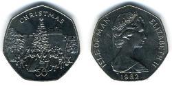 50 Penny Isola di Man Rame/Nichel 