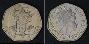 50 Penny Reino Unido  