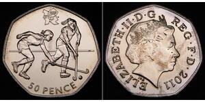 50 Penny Vereinigtes Königreich  