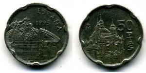 50 Peseta Kingdom of Spain (1976 - ) Copper/Nickel 