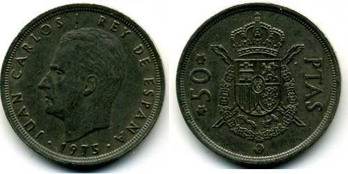 50 Peseta Espagne franquiste (1936 - 1975) Cuivre/Nickel 