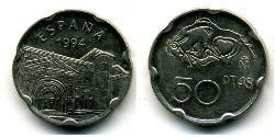 50 Peseta Royaume d’Espagne (1976 - ) Cuivre/Nickel 