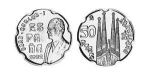 50 Peseta Regno di Spagna (1976 - ) Rame/Nichel Juan Carlos I (1938 - )
