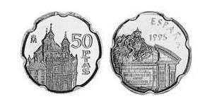 50 Peseta Regno di Spagna (1976 - ) Rame/Nichel 