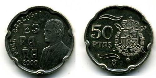 50 Peseta 西班牙 銅/镍 胡安·卡洛斯一世 (1938 - )
