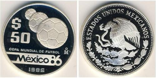 50 Peso Messico (1867 - ) Argento 