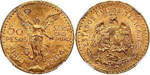 50 Peso Mexiko (1867 - ) Gold 