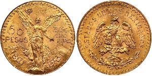 50 Peso Mexiko (1867 - ) Gold 