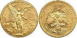 50 Peso United Mexican States (1867 - ) Gold 