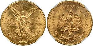 50 Peso United Mexican States (1867 - ) Gold 