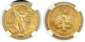 50 Peso United Mexican States (1867 - ) Gold 
