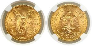 50 Peso United Mexican States (1867 - ) Gold 