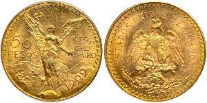 50 Peso United Mexican States (1867 - ) Gold 