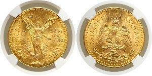 50 Peso Mexique (1867 - ) Or 