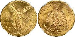 50 Peso Messico (1867 - ) Oro 