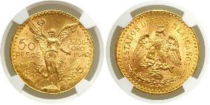 50 Peso México (1867 - ) Oro 