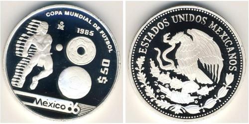 50 Peso México (1867 - ) Plata 