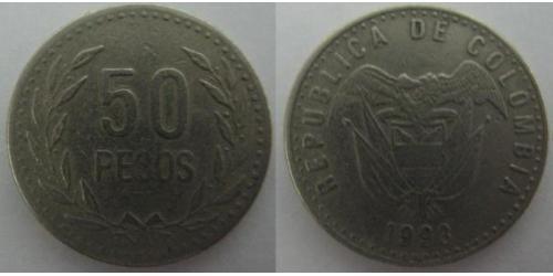 50 Peso Republik Kolumbien  (1886 - )  