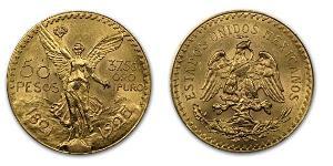 50 Peso 墨西哥 金 