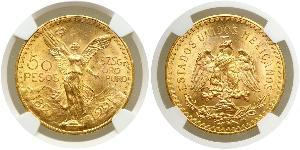 50 Peso 墨西哥 金 