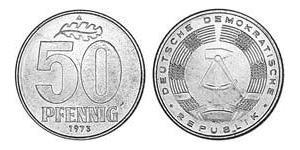 50 Pfennig Deutsche Demokratische Republik (1949-1990) Aluminium 