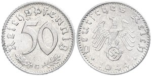 50 Pfennig Germany Aluminium 
