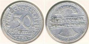 50 Pfennig République de Weimar (1918-1933) Aluminium 