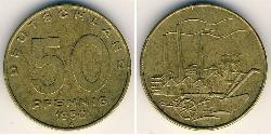 50 Pfennig German Democratic Republic (1949-1990) Bronze/Aluminium/Brass 