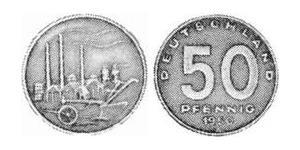 50 Pfennig Deutsche Demokratische Republik (1949-1990) Bronze/Messing/Aluminium 