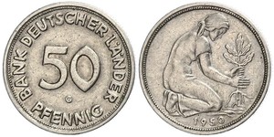 50 Pfennig Allemagne de l