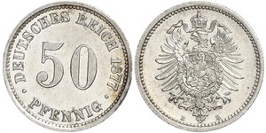 50 Pfennig Deutschland Silber 