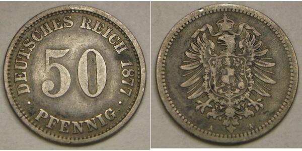 50 Pfennig Germany Silver 