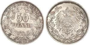 50 Pfennig Deutsches Kaiserreich (1871-1918)  
