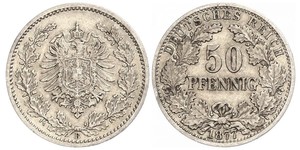 50 Pfennig Deutsches Kaiserreich (1871-1918)  