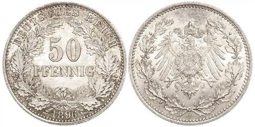 50 Pfennig Deutsches Kaiserreich (1871-1918)  