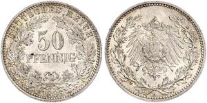 50 Pfennig Empire allemand (1871-1918)  