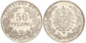 50 Pfennig Empire allemand (1871-1918)  