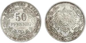 50 Pfennig Empire allemand (1871-1918)  